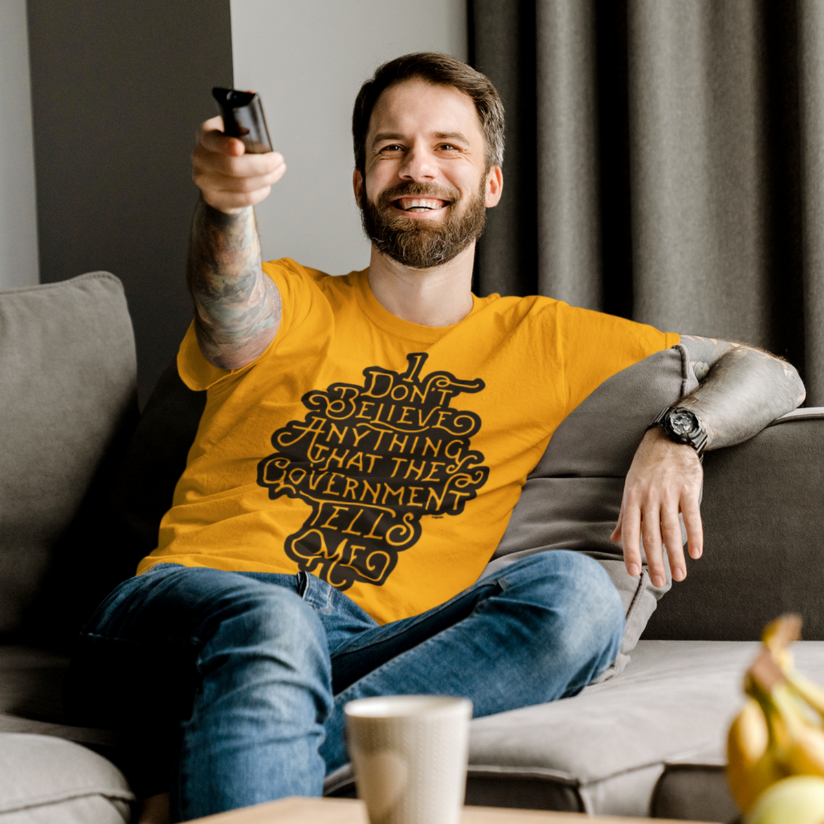 I Don&#39;t Believe Anything That the Government Tells Me Graphic T-Shirt