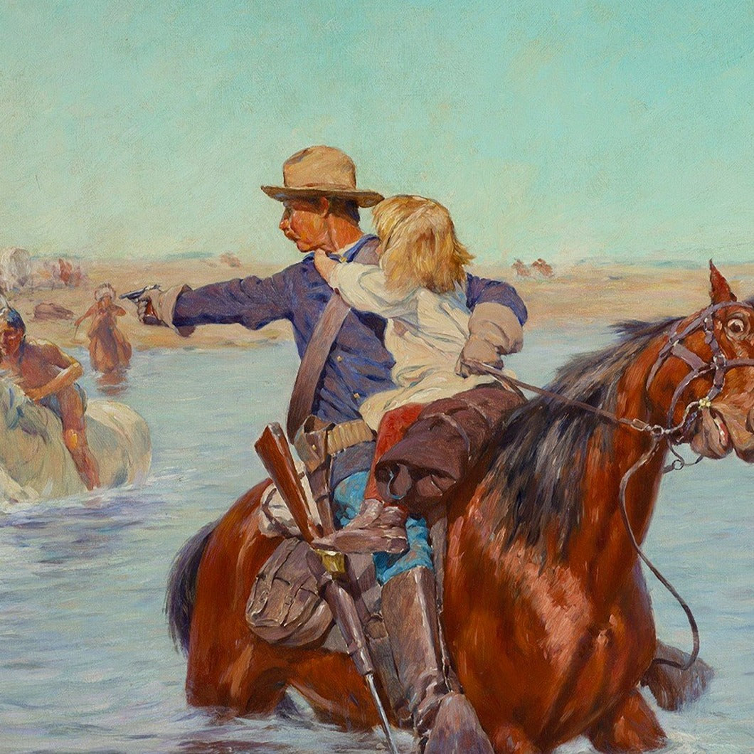 In Safe Hands Charles Schreyvogel Print