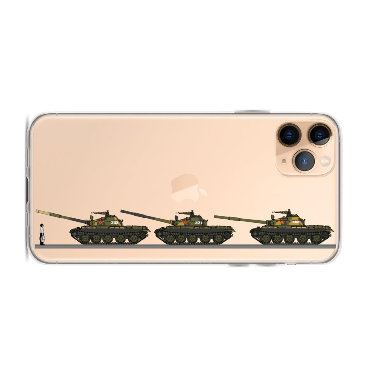 Tiananmen Tank Man Mug Black 33rd Anniversary iPhone Case