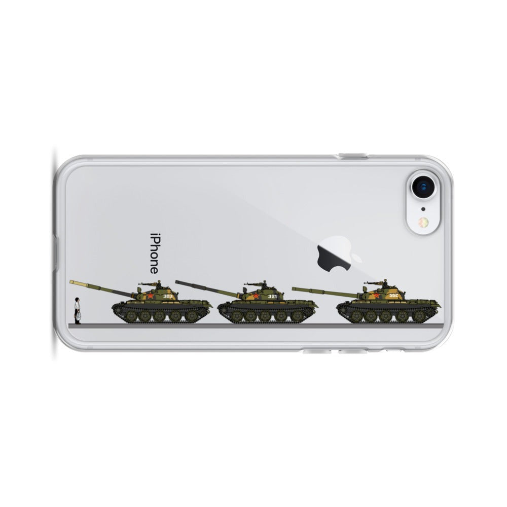 Tiananmen Tank Man Mug Black 33rd Anniversary iPhone Case
