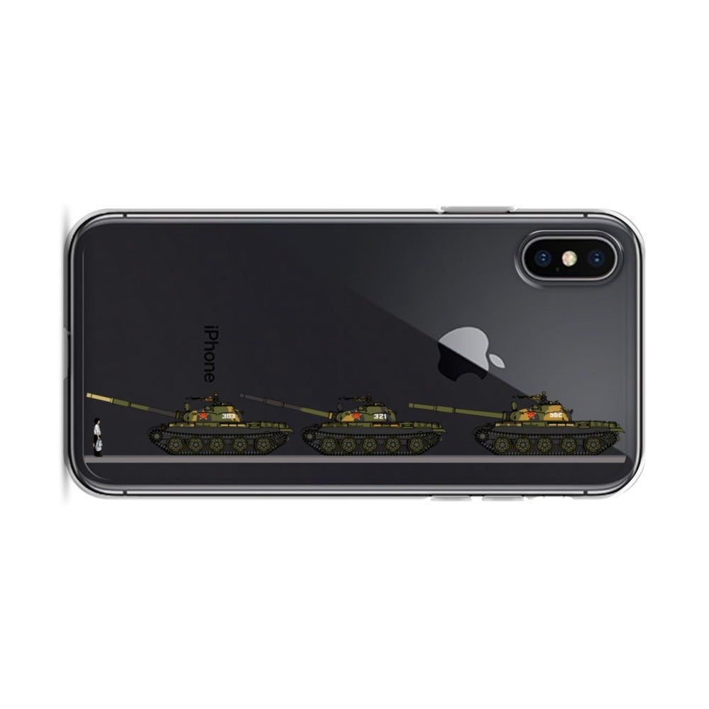 Tiananmen Tank Man Mug Black 33rd Anniversary iPhone Case