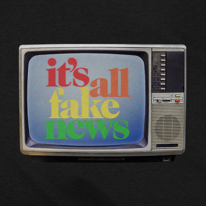 It's All Fake News Graphic T-Shirt