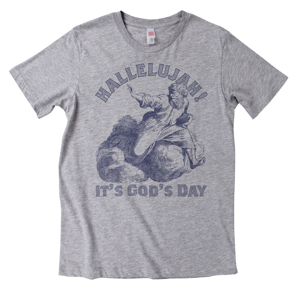 Hallelujah It&#39;s God&#39;s Day Football T-Shirt