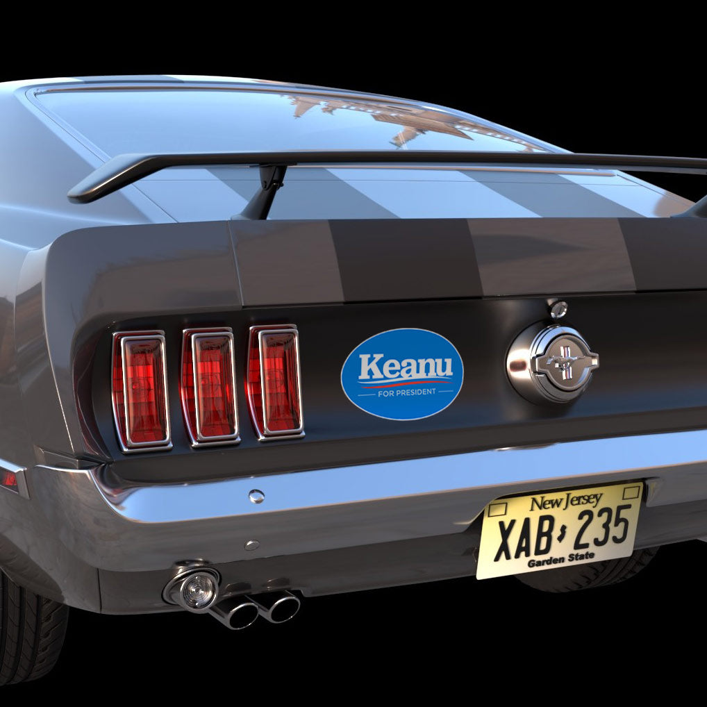 Keanu for President Vinyl Sticker