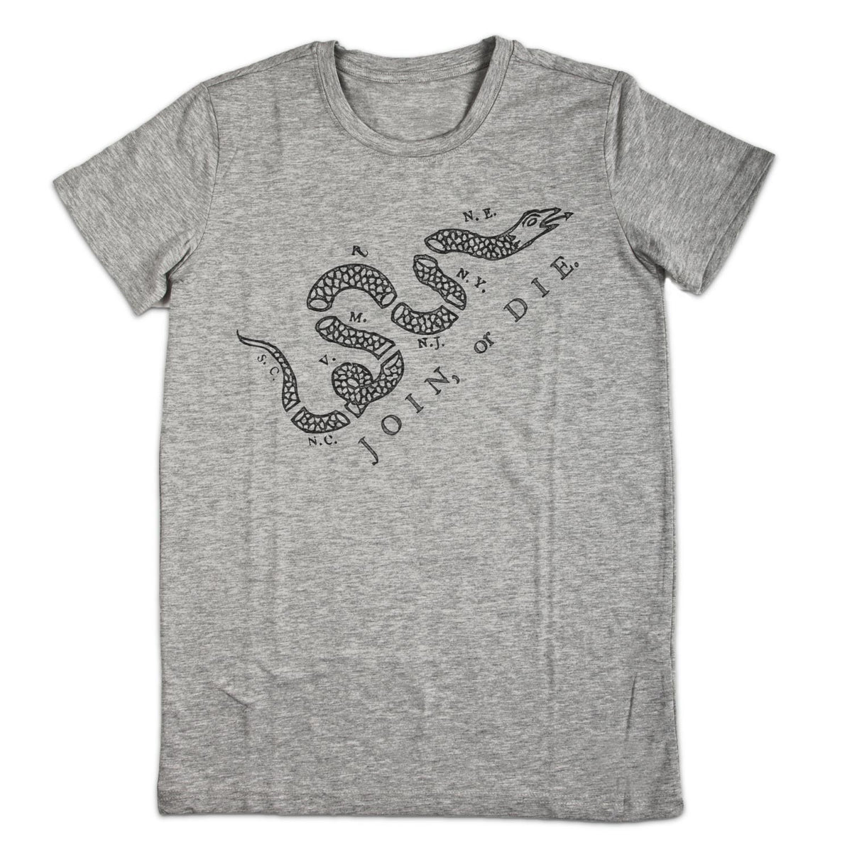 Join or Die Men&#39;s Vintage Graphic T-shirt