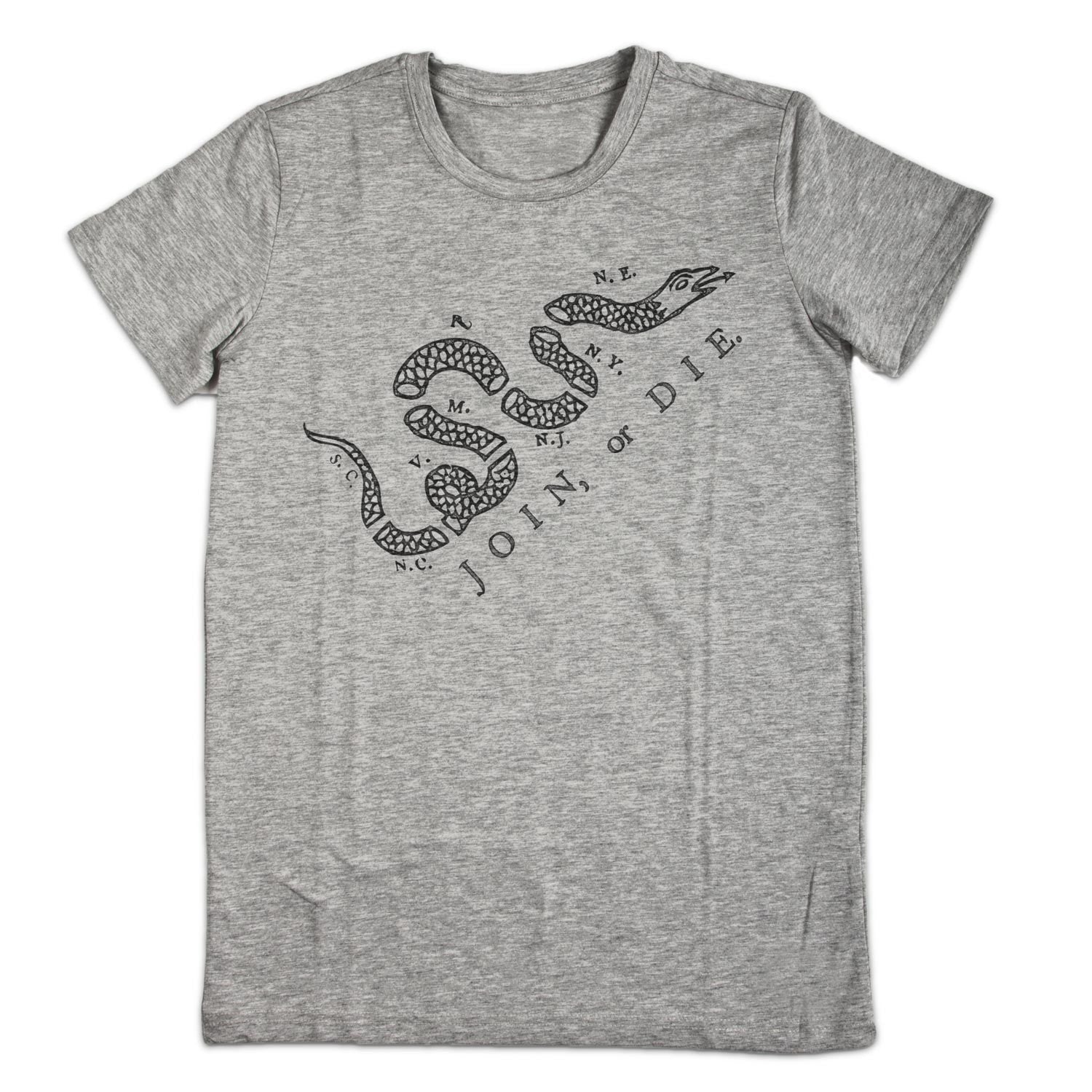 Join or Die Men's Vintage Graphic T-shirt