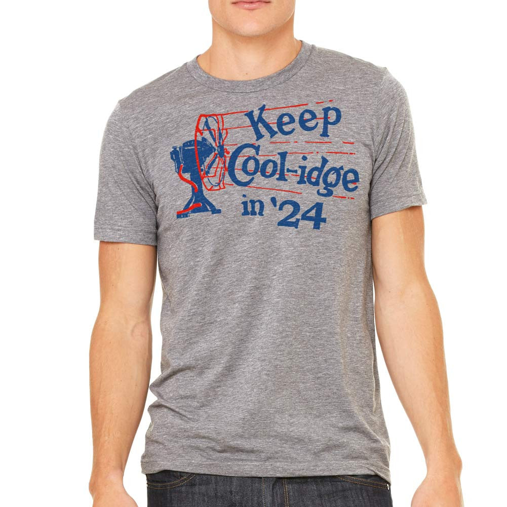 Keep Coolidge Vintage Calvin Coolidge Triblend T-Shirt