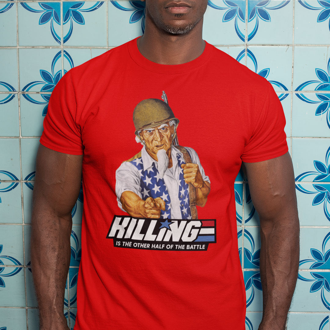 Killing is the Other Half of the Battle Uncle Sam Short-Sleeve Unisex T-Shirt