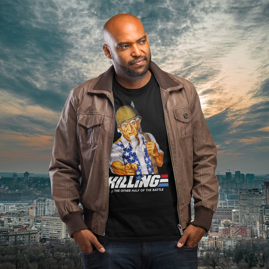 Killing is the Other Half of the Battle Uncle Sam Short-Sleeve Unisex T-Shirt