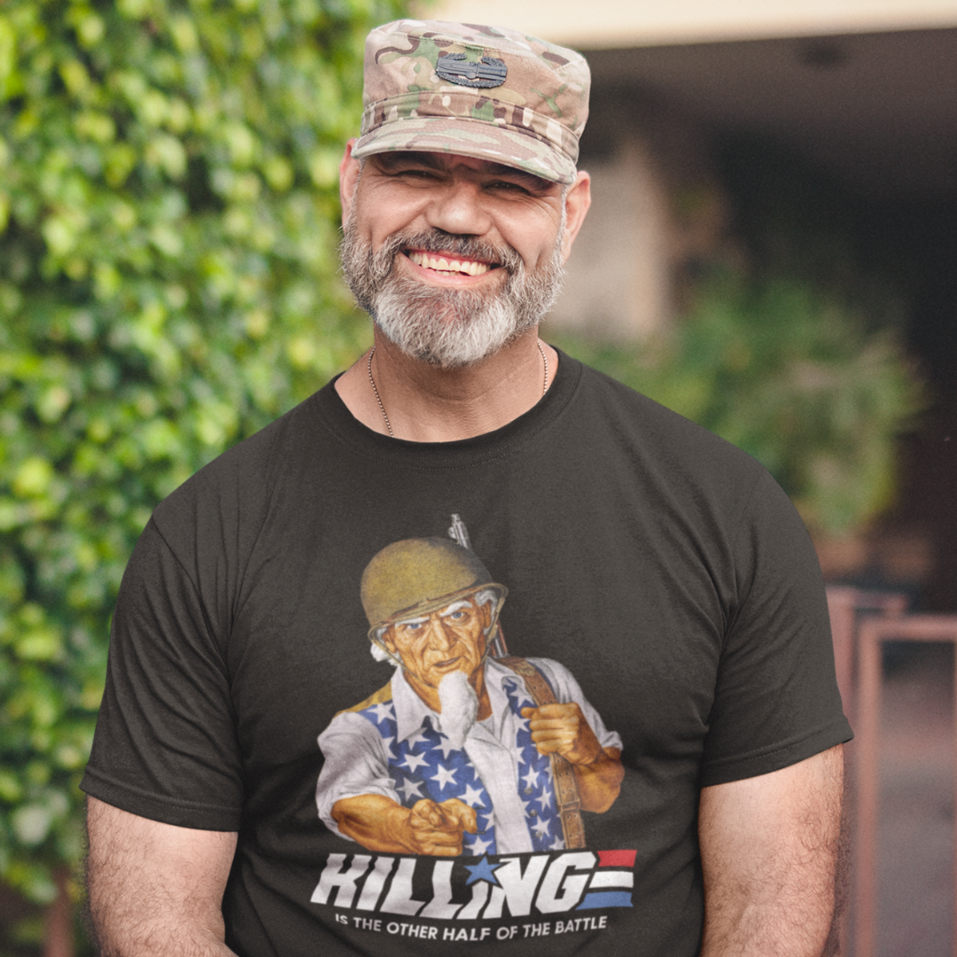 Killing is the Other Half of the Battle Uncle Sam Short-Sleeve Unisex T-Shirt
