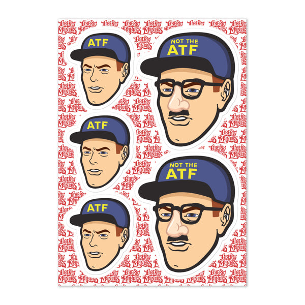 Atf Sticker Printing ATF Fed Bois Sticker Sheet - Liberty Maniacs