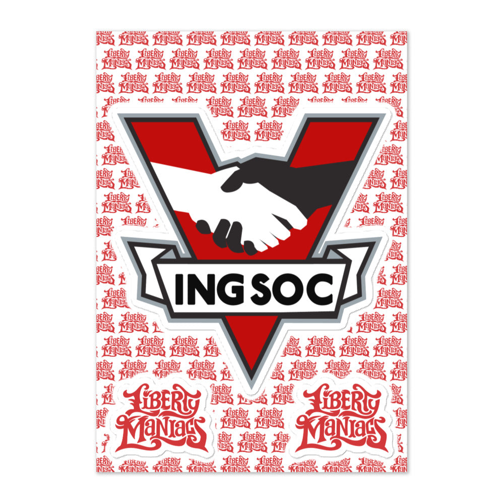 Large 1984 INGSOC Party Emblem Sticker
