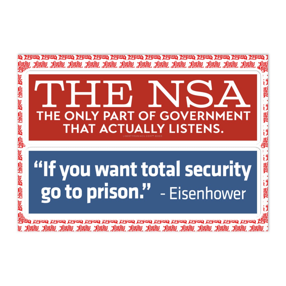 Government Security and the NSA Bumper Stickers