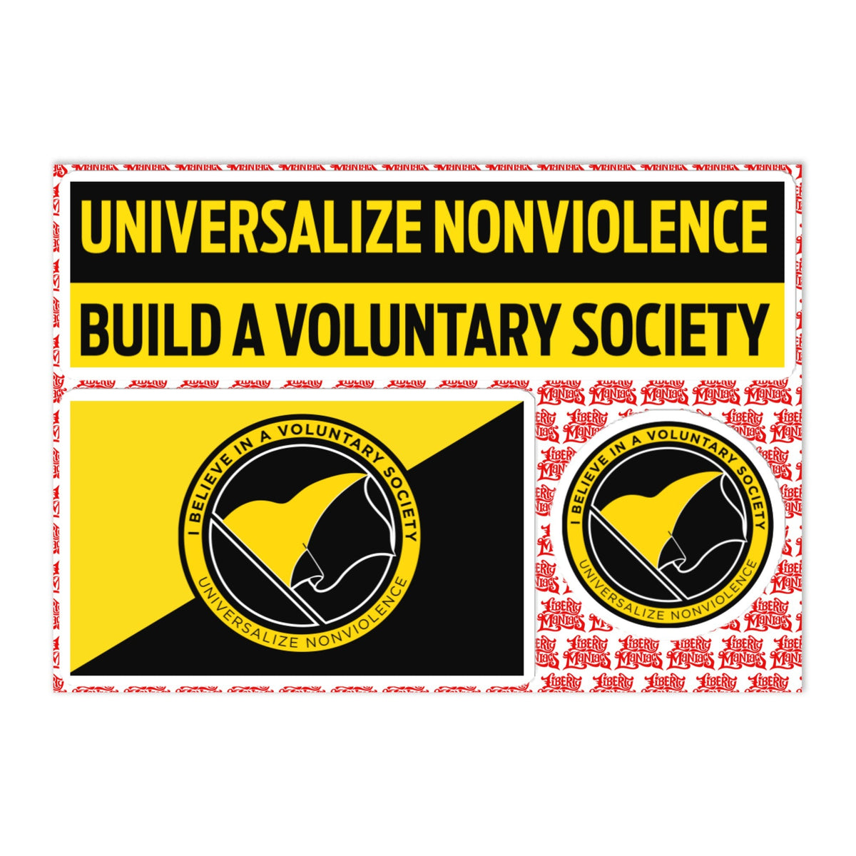Voluntaryist Sticker Pack - Liberty Maniacs