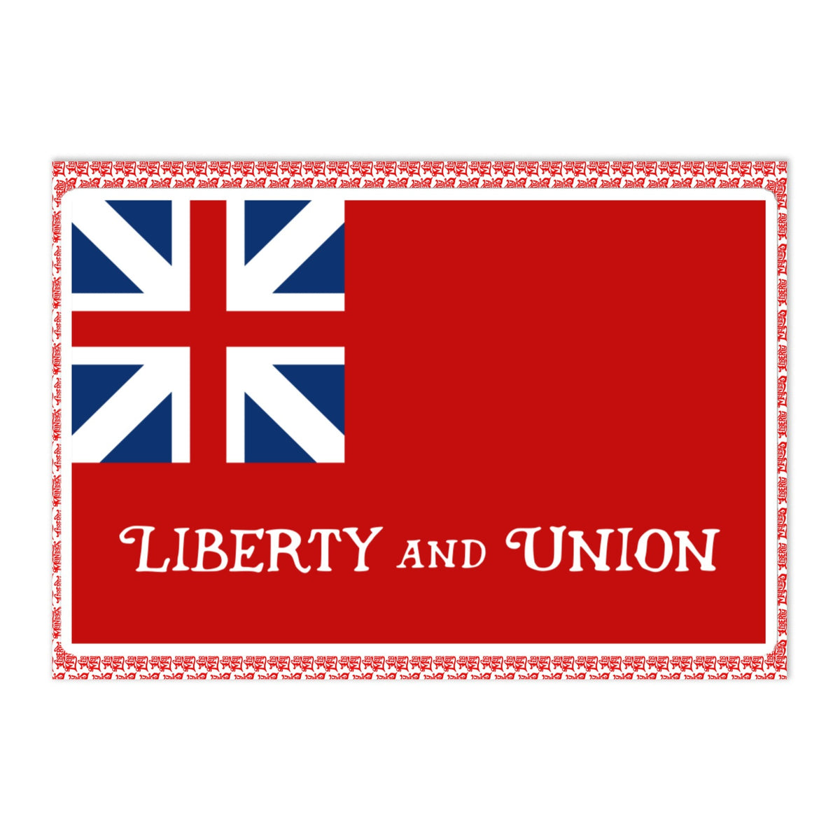 The Tauton Sons of Liberty Flag Big Sticker