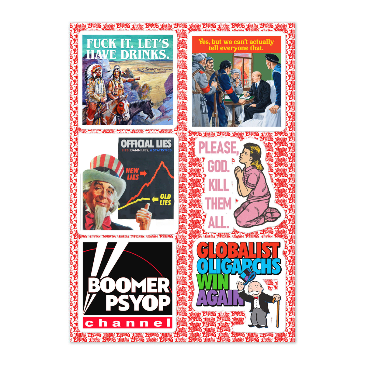 Idiocratic 2 Sticker Sheet