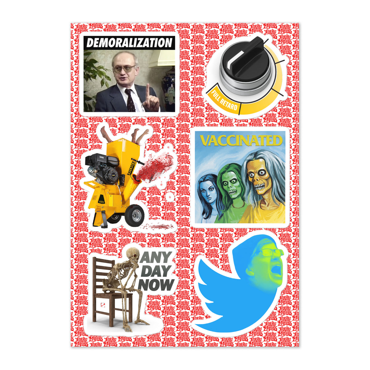 Idiocratic 3 Sticker Sheet