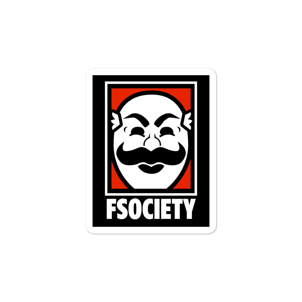 F Society Sticker - Liberty Maniacs