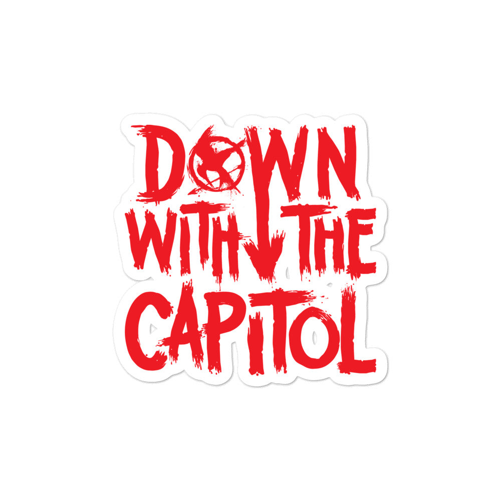 Down With the Capitol Sticker
