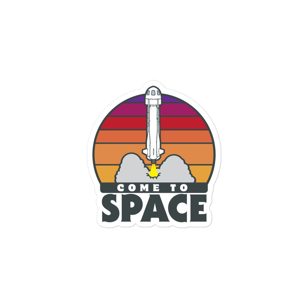 Come to Space Sticker