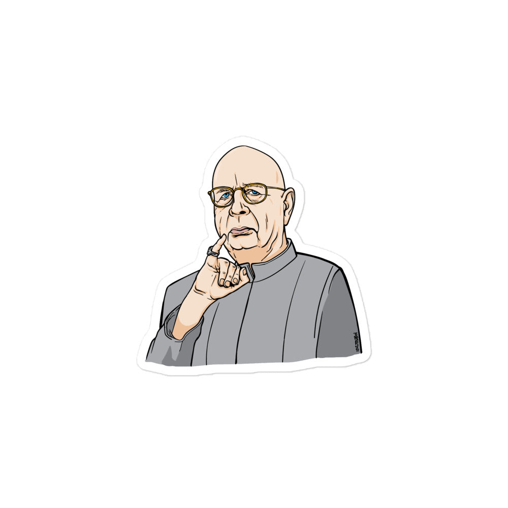 Klause Dr Evil Sticker