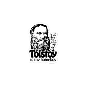 Tolstoy is My Homeboy Sticker