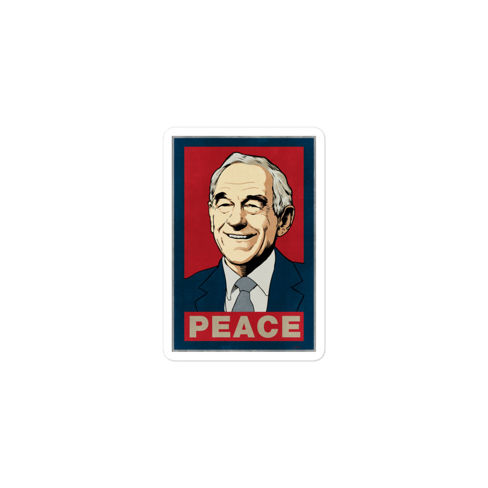 Ron Paul Peace Sticker