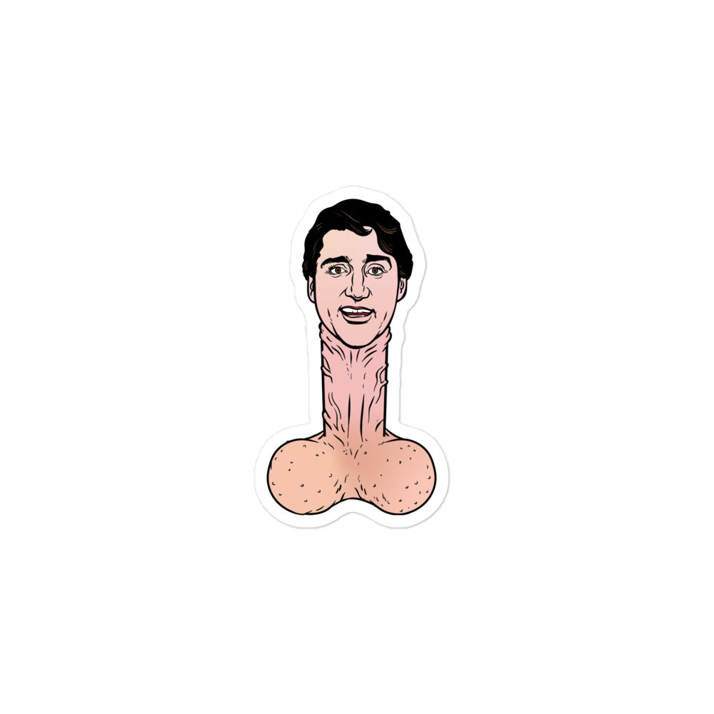 Justin Trudeau is a Dickhead Sticker