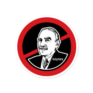 No John Maynard Keynes Sticker