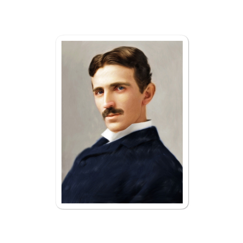 Tesla Painting Sticker