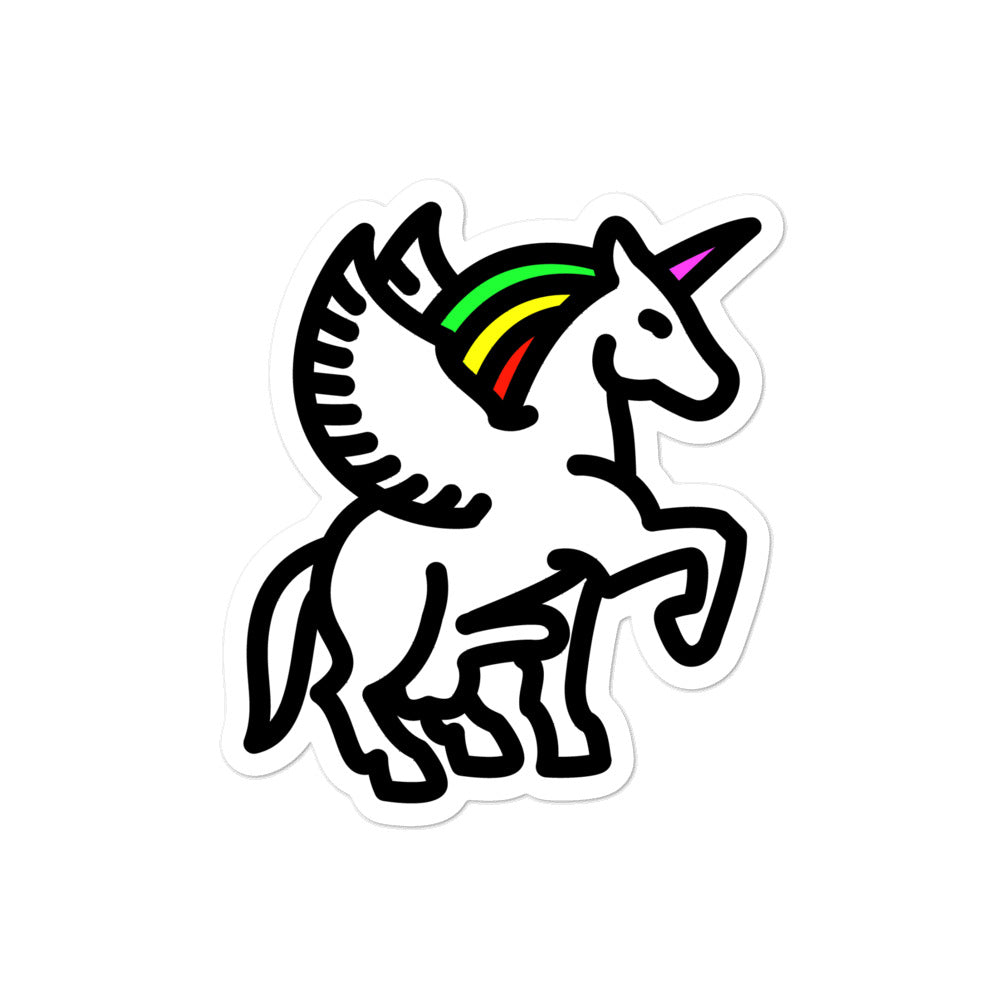 Look at the Horn On That Unicorn Sticker