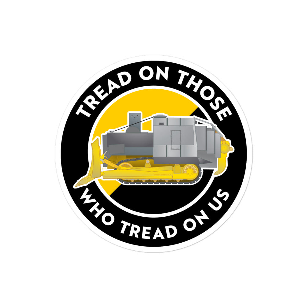 Killdozer Tread On Those Who Tread On Us Sticker
