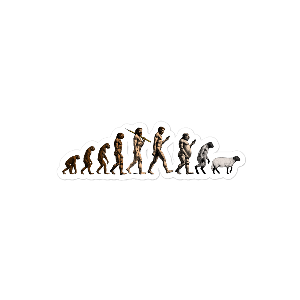 Meme Monkey Sticker - Liberty Maniacs