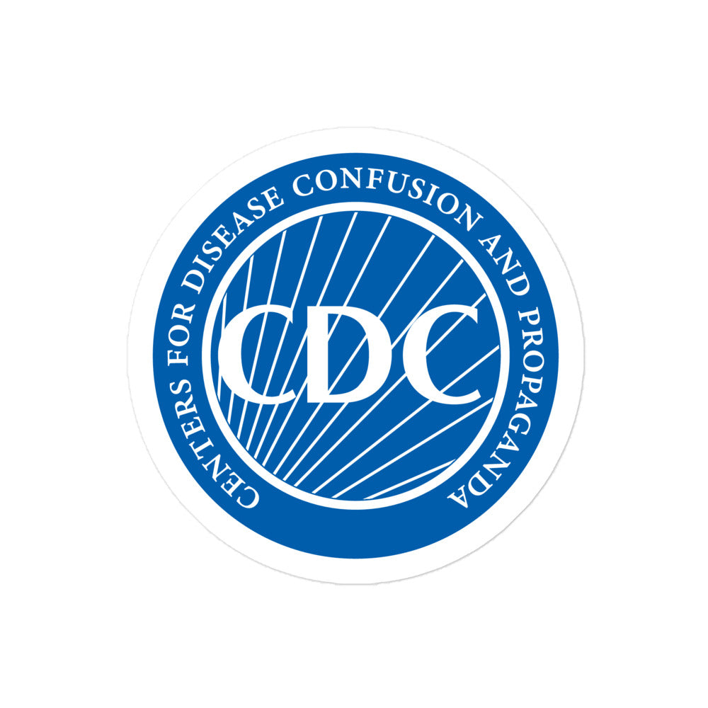 CDC Parody Logo Sticker - Liberty Maniacs