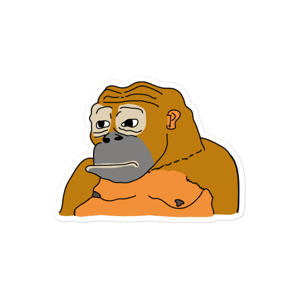 Meme Monkey Sticker