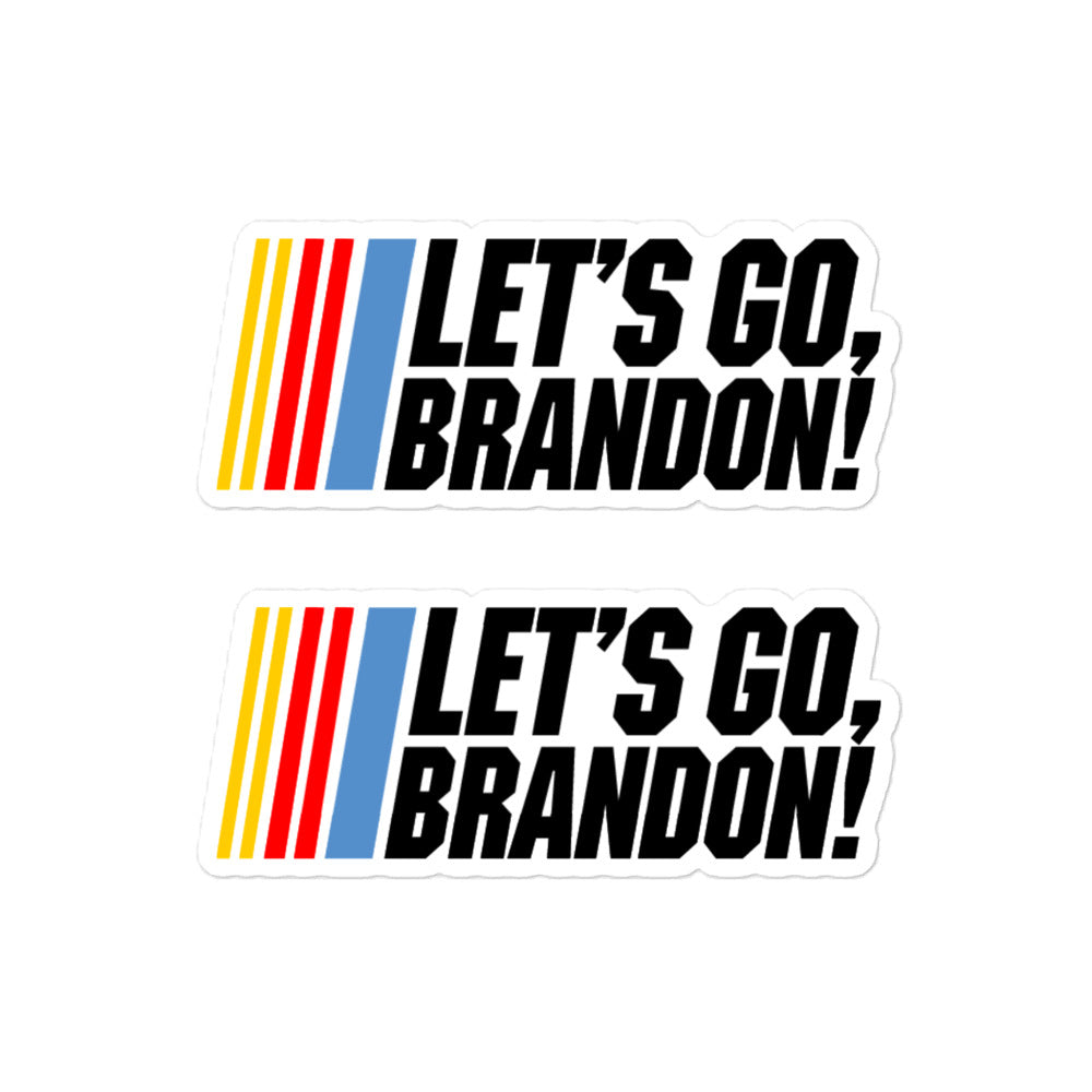 Let's Go Brandon LGB Racing stickers