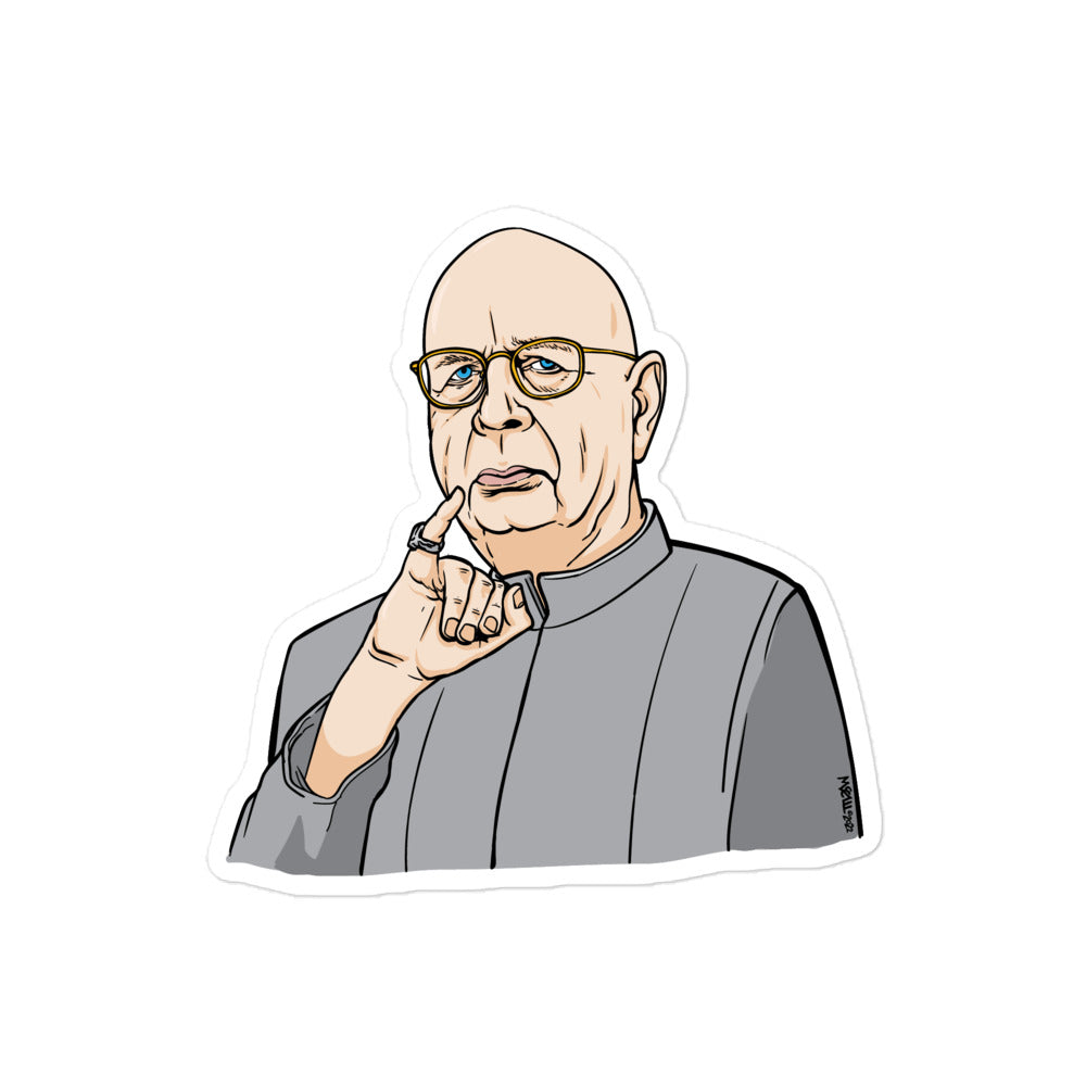 Klause Dr Evil Sticker