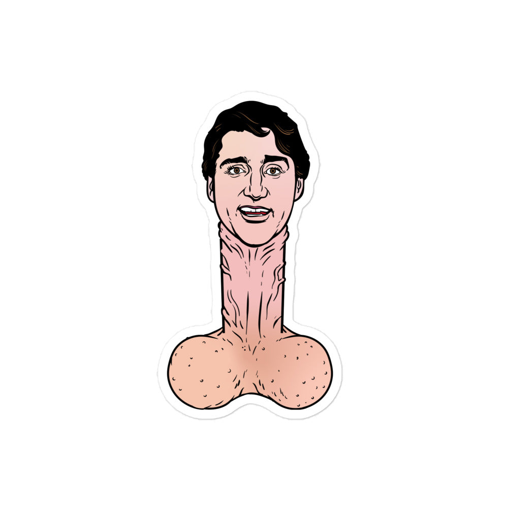 Justin Trudeau is a Dickhead Sticker