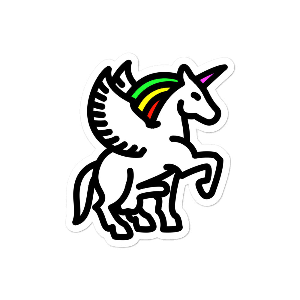 Look at the Horn On That Unicorn Sticker