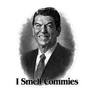 Reagan I Smell Commies Sticker