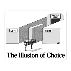 The Illusion of Choice Sticker
