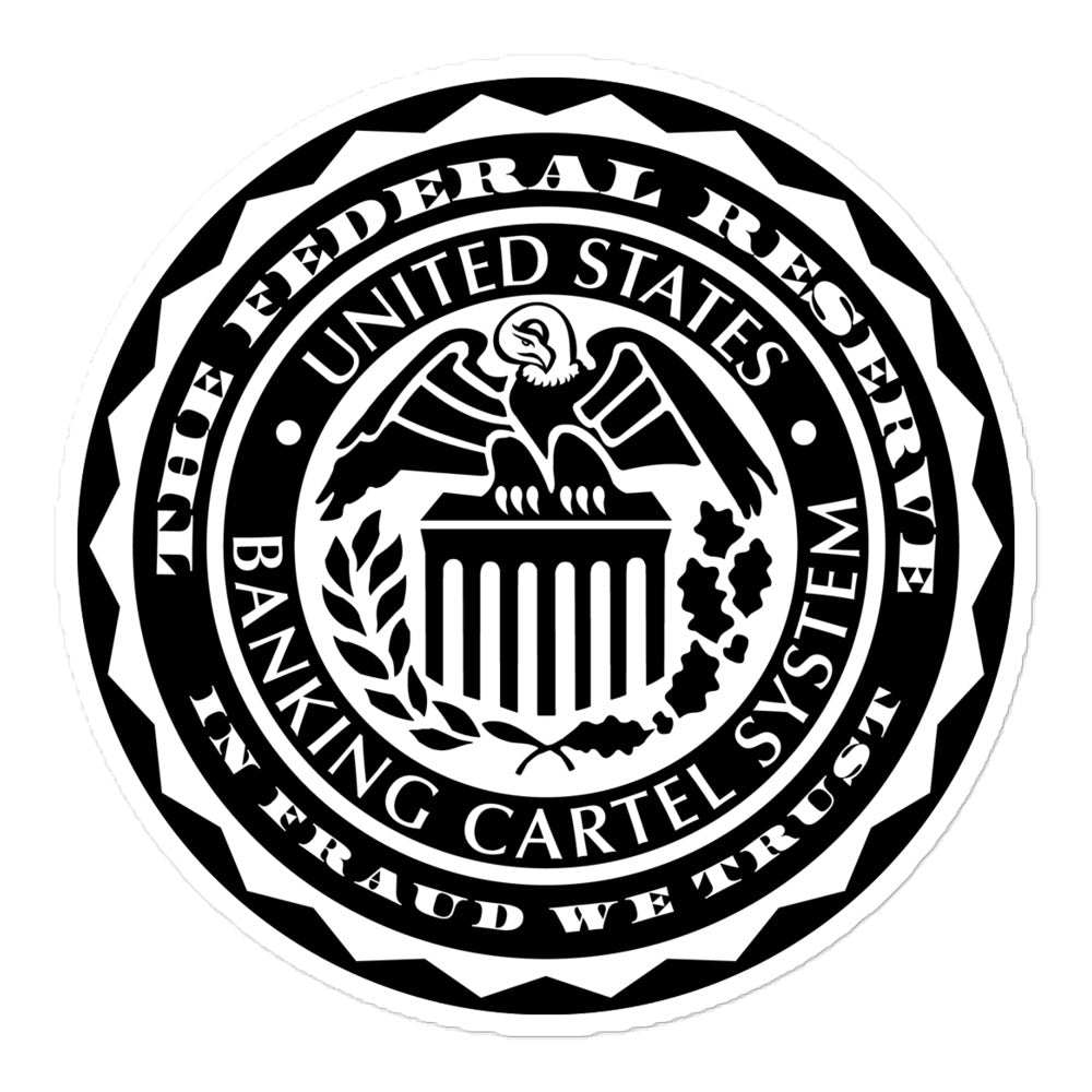 Federal Reserve Vulture Seal Sticker