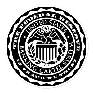Federal Reserve Vulture Seal Sticker