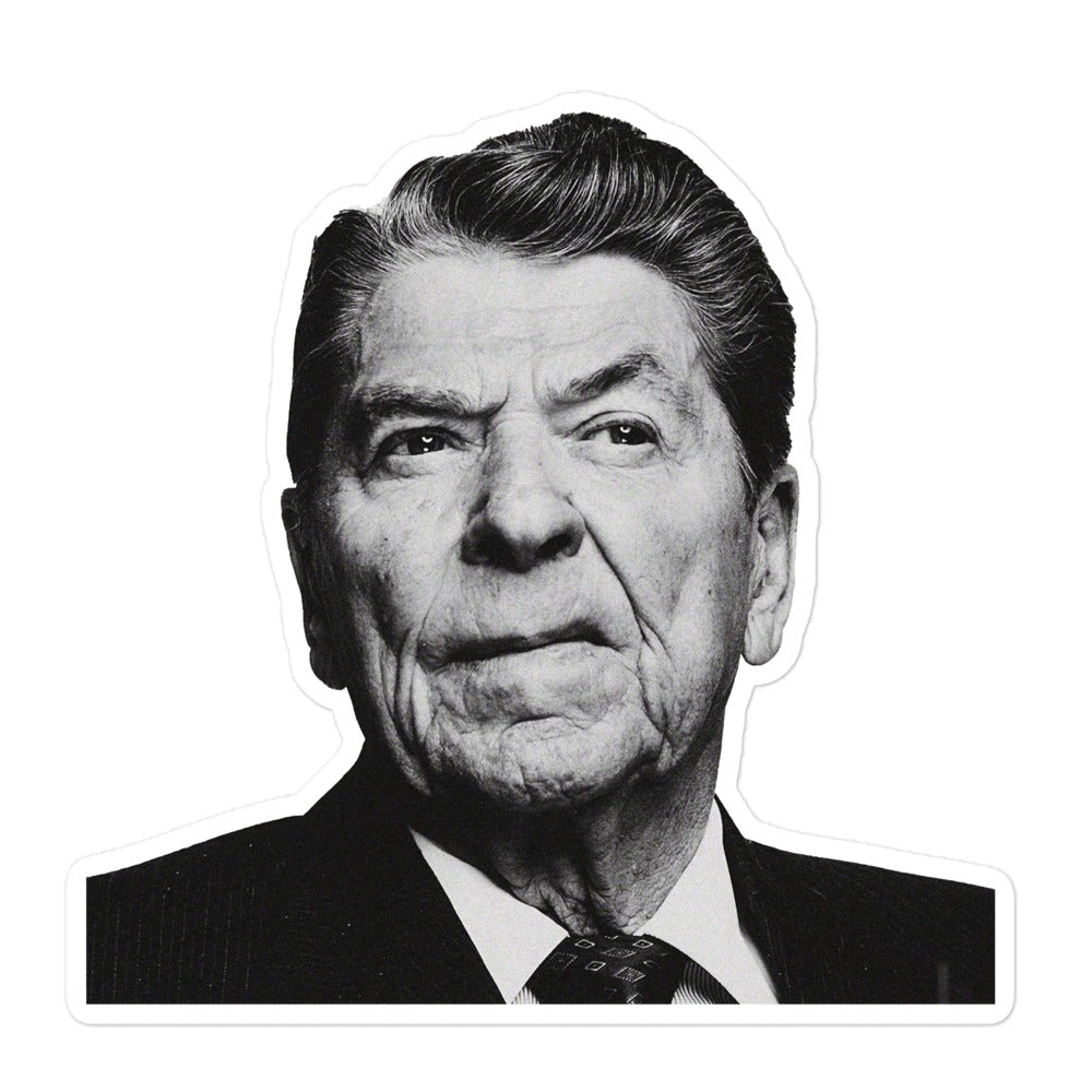 Annoyed Ronald Reagan Sticker
