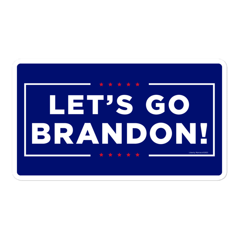 Let's Go Brandon Sticker - Liberty Maniacs