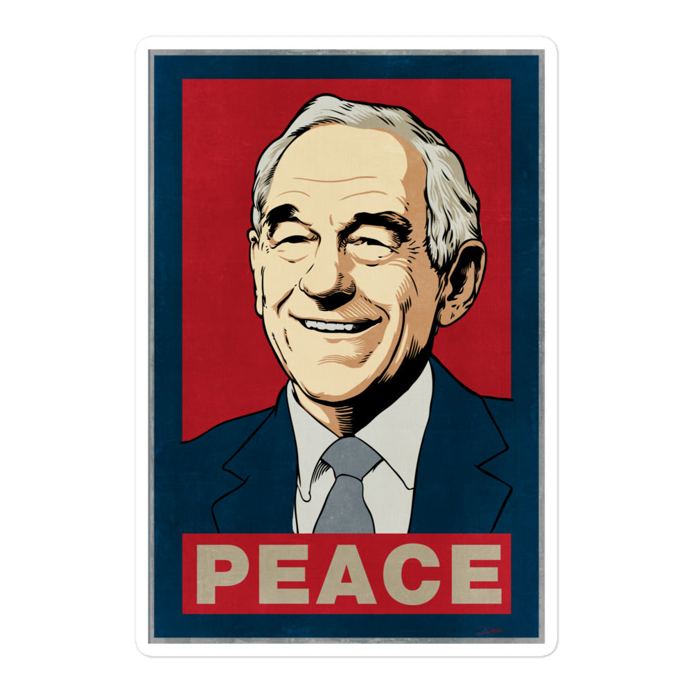 Ron Paul Peace Sticker