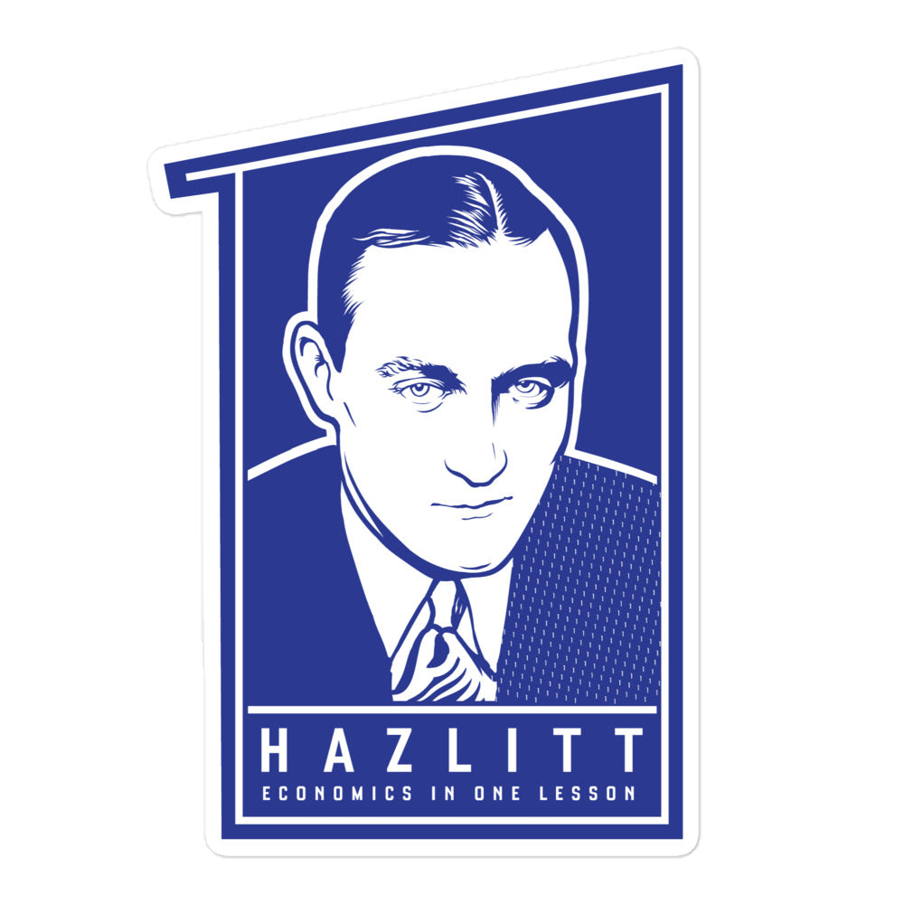 Henry Hazlitt Economics in One Lesson Sticker