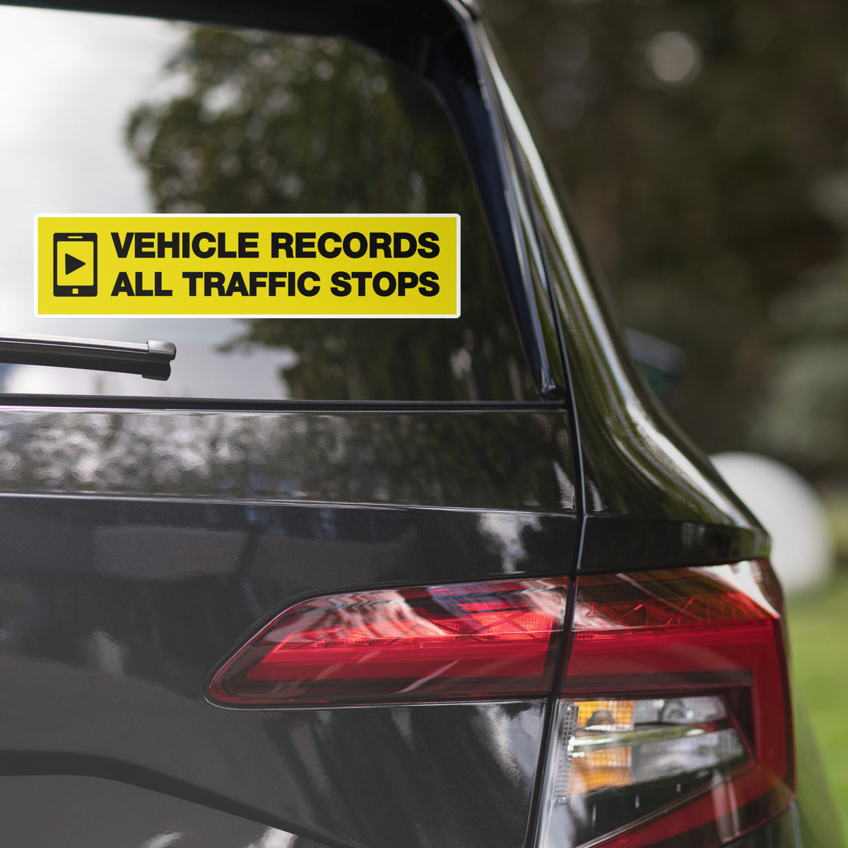 Vehicle Records All Traffic Stops Sticker