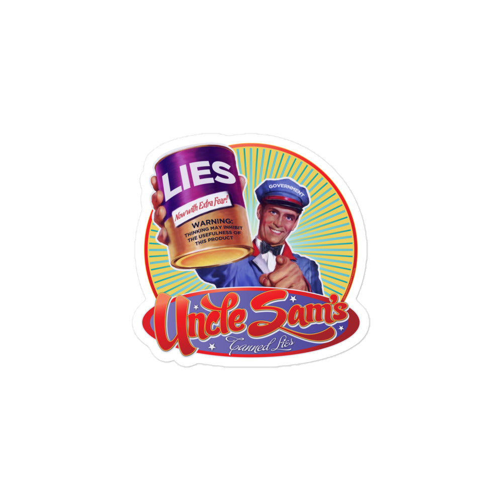 Government Lies Sticker