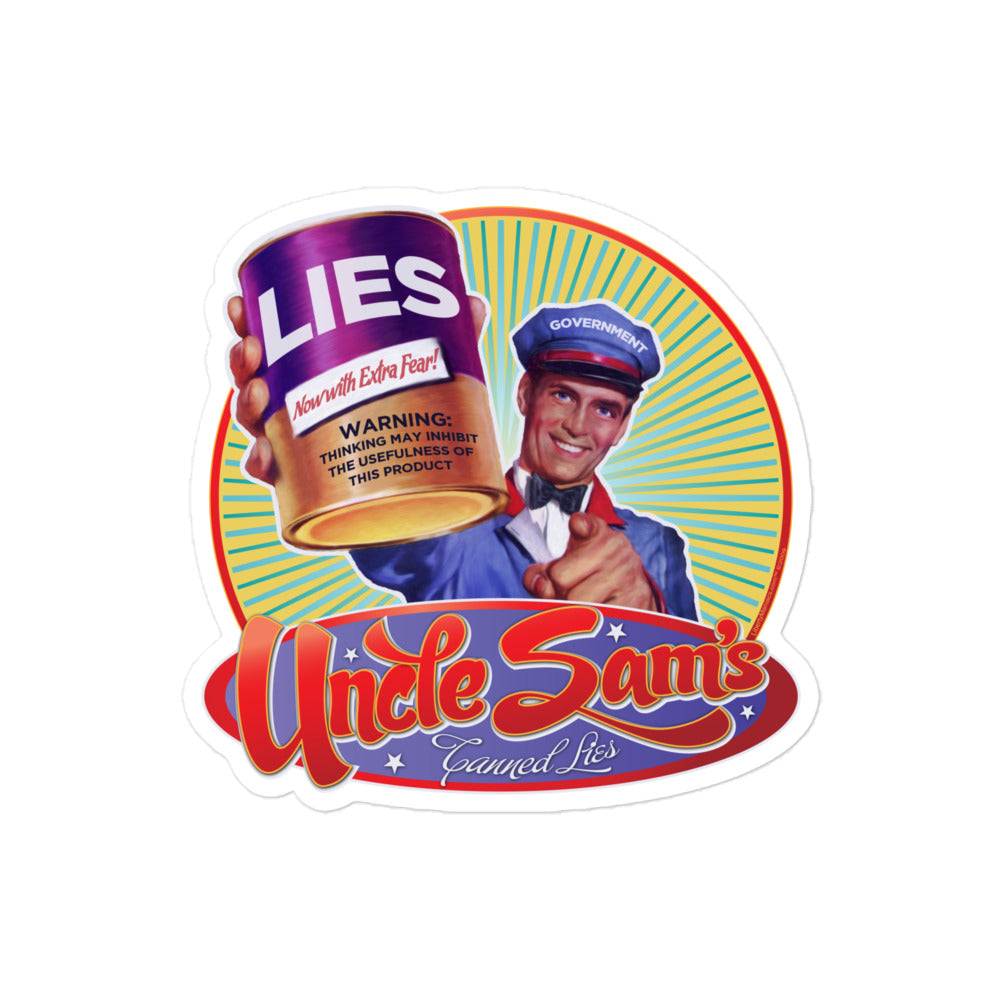 Government Lies Sticker